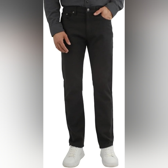 Jachs New York Men’s Straight Fit Flex Waistband 5 Pocket Black Pant Size 32x29 - Picture 1 of 7